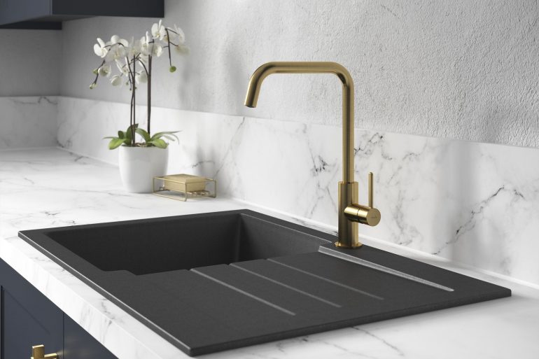 Brushed brass taps abode retailers