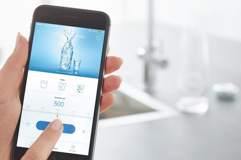 GROHE Blue hOME APP CONTROL