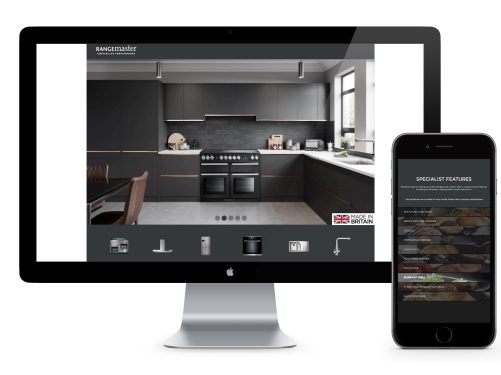 Rangemaster digital support interactive brand page