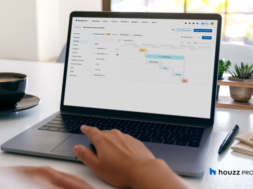 Houzz pro timeline