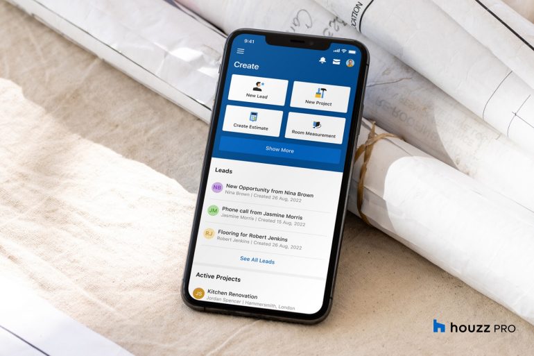 Houzz Pro app