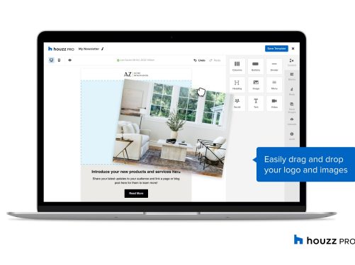 Houzz email marketing builder