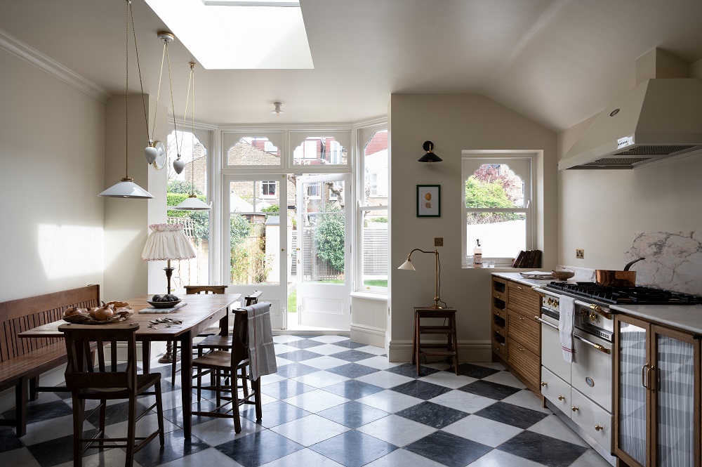 DeVol has recently completed a kitchen with Haberdasher's furniture. Today DeVol's Creative Director explains how the team blended components to achieve this dreamy space.