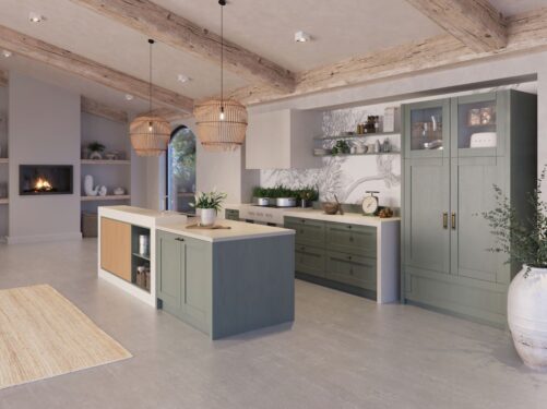 Kitchens Review Keller New Country Kitchen rustic style