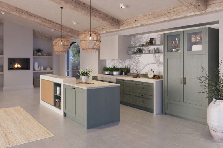 Kitchens Review Keller New Country Kitchen rustic style