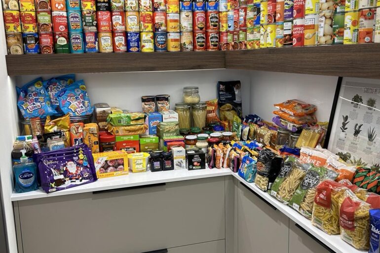 Omega food bank donations