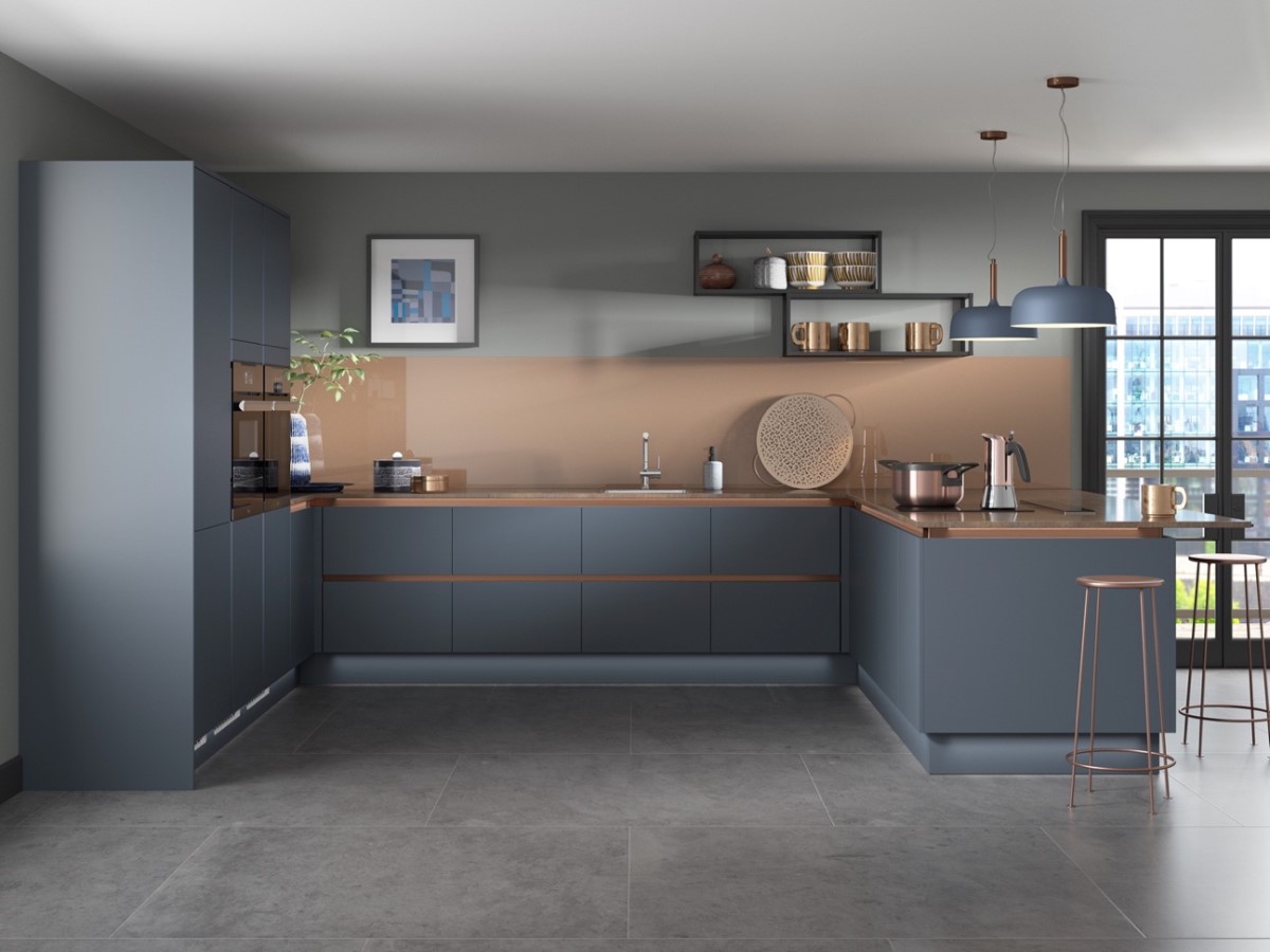 Symphony Kitchens Alby blue