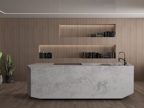 Luna Bianco CRL Stone Kitchen worktop surface