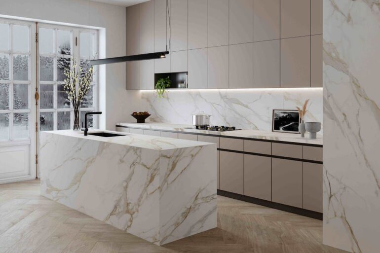 Neolith Calacatta Roma surfaces