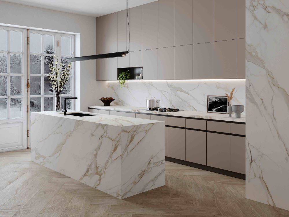 Neolith Calacatta Roma surfaces