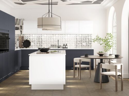 Kitchens Review Brooklyn Indigo & White Retail
