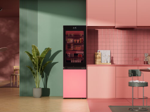Kitchens Review LG Instaview Bottom Freezer With MoodUP
