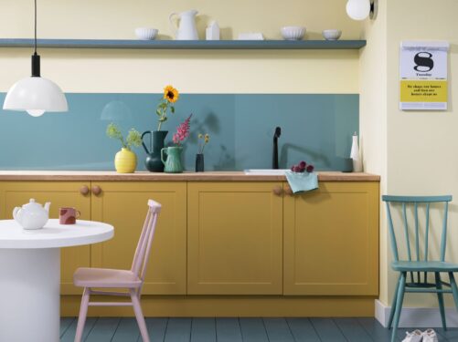 Kitchens-Review-Alusplash-Trends-Blue-Bird-Mustard