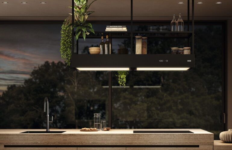 Kitchens-Review-Frankes-Mythos-T-Shelf-Evolution-island-hood