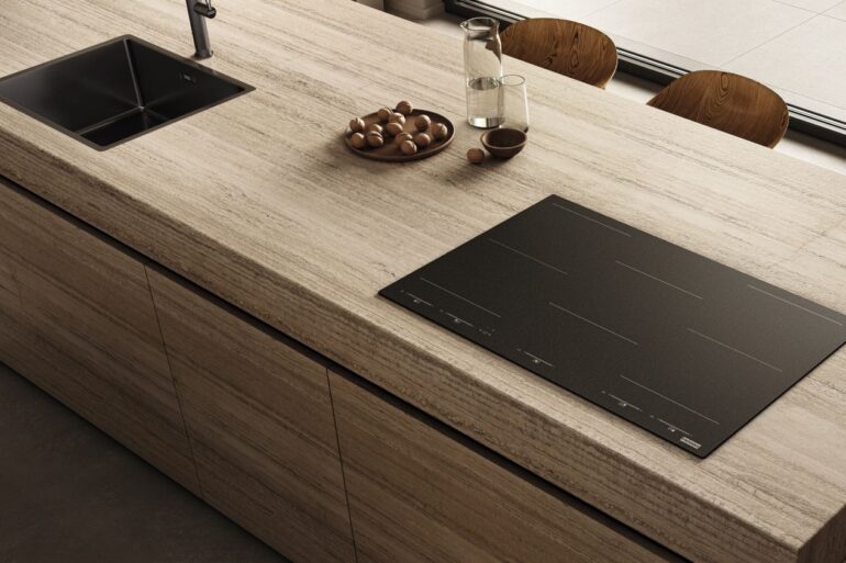 Kitchens-Review-Frankes-80cm-Mythos-K-Link-Matt-Black-Induction-Hob