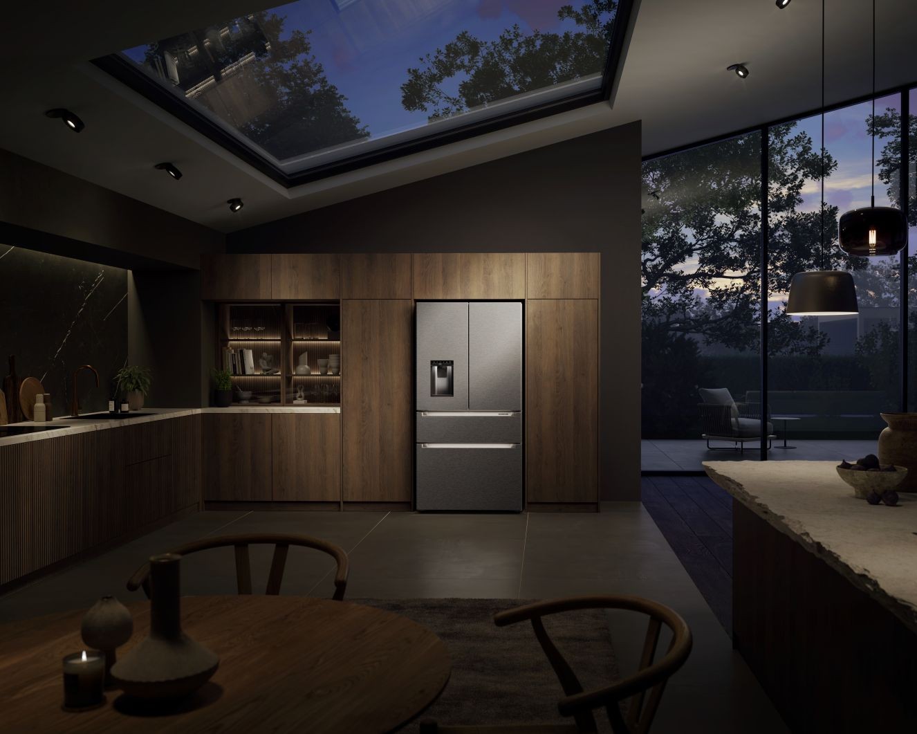 Kitchens-Review-Liebherr-Prime-French-Door-Fridge-Freezer-in-TerraSteel-Model-MBsddi-9558