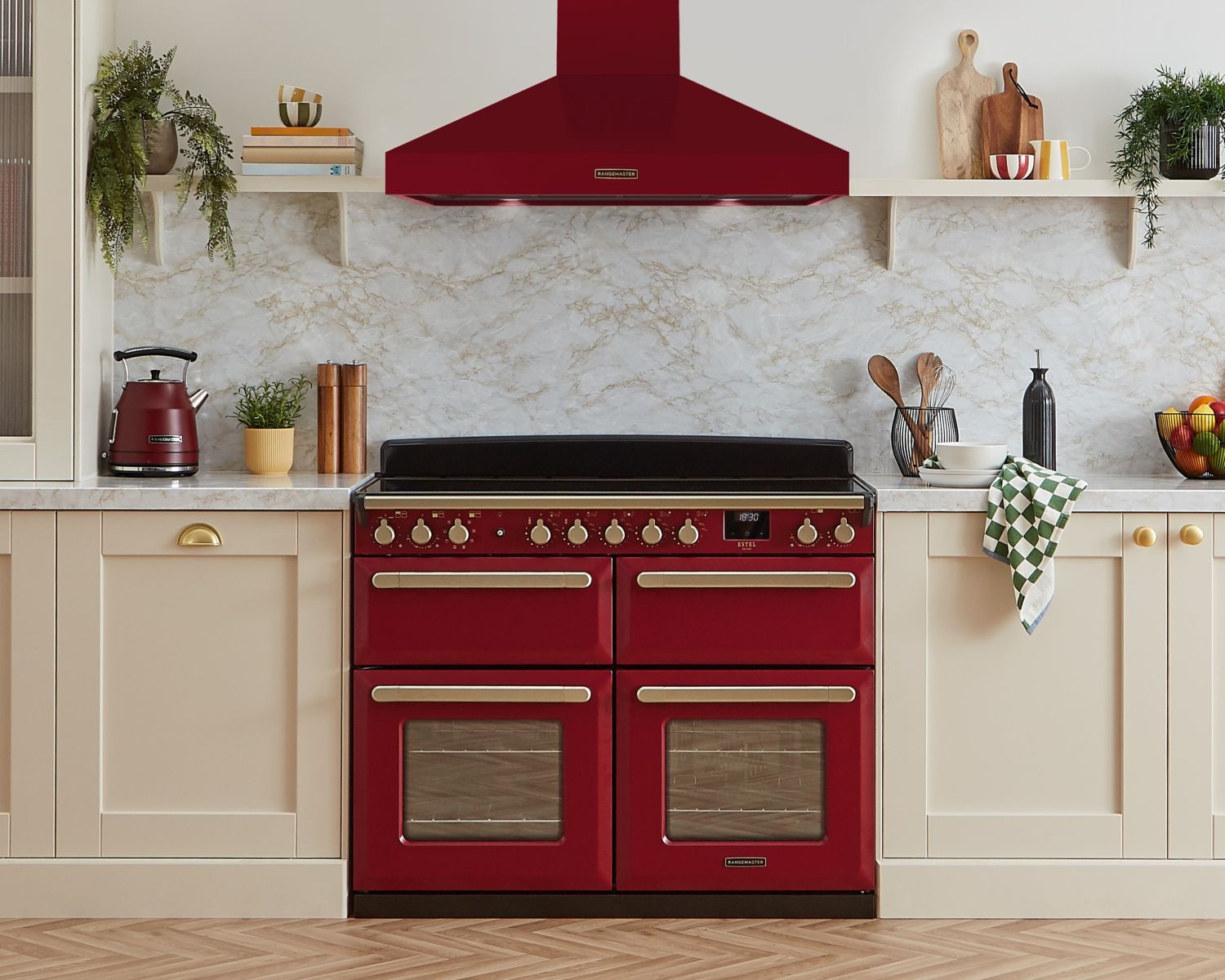 Rangemaster-J75-Deluxe-110cm-chimney-hood-in-Bordeaux-with-Estel-Deluxe