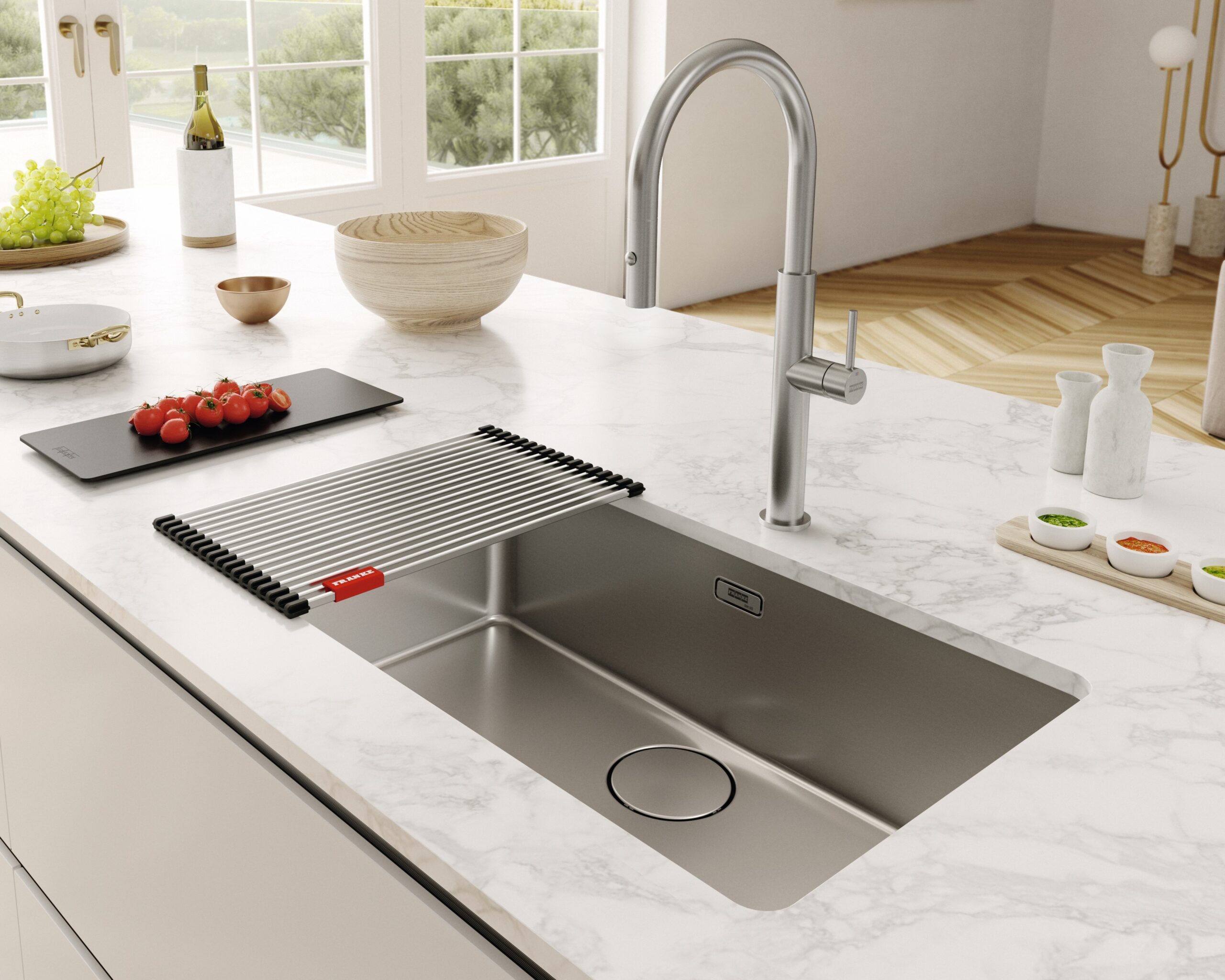 Franke Pescara J Pull Down spray tap